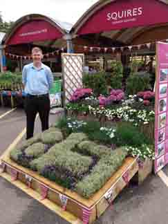 Frensham - 85th Anniversary display with Centre Manager Tom Driscoll