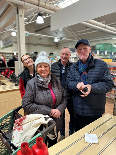 First customers through the tills at Gosforth Garden Centre.jpg