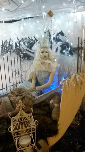 A festive display at Castle Gardens