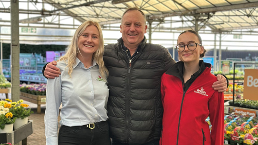 British Garden Centres Charles Stubbs with his daughters Libby and Amy_cropped.jpg